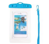 Genérico Waterproof Phone Pouch, Swimming Cellphone Bag, Touchscreen Clear Phone Pouch with Lanyard for Rafting, Kayaking, Fishing, Boating, Snorkeling, Camping, Cycling, 21x11cm