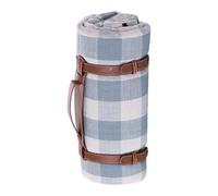 Genérico Waterproof Picnic Blanket - 200x150cm Portable PU Leather Strap | Folding Camping Mat Outdoor | For Camping Party Beach Patio Lawn Garden Outdoor Grass Ground