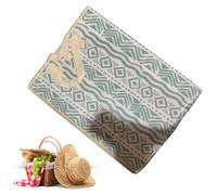 Genérico Waterproof Picnic Blanket, Sandproof Outdoor Mat, Foldable Camping Blanket, Portable Tote Bag Design Garden Yard Park Lawn Beach Hiking Travel Walks Sturdy Easy Carry Use