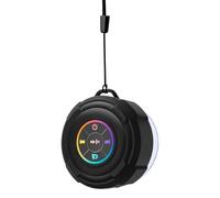Genérico Waterproof Portable Speaker - LED Light Voice Device For Home and Outdoor Use | Durable ABS with Suction Cup Design, Compact Speaker Perfect For Camping Hiking Swimming Beach