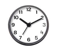 Generico Waterproof Shower Clock - Suction Cup Wall Mount | Battery Operated With Alarm | For Bathroom, Kitchen, Indoor, Tub, Piscina, Sauna, Apartment, Dormitory, Small Round Design