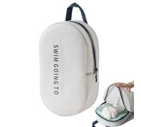 Genérico Waterproof Swim Cosmetic Bag - Sturdy Large Capacity Transparent Bag, Travel and Gym Organizer | Ideal for Sports, Swimming, Camping, Training, Bathroom Essentials, and Athlete Gear Storage