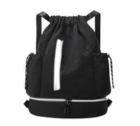 Genérico Waterproof Travel Drawstring Backpack - 18.11 Inches Lightweight Large-Capacity Gym, Sports, Hiking, Picnic Sackpack Multipurpose for Basketball, Football, Fitness, Adventures