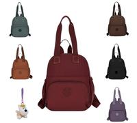 Genérico Waterproof Versatile & Stylish Backpack,Laptop Backpack Purse for Women,for College Work Business (red)