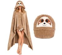 Genérico Wearable Blanket - Halloween Animal Design Warm Throw Wrap Cloak