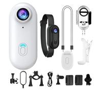 Genérico Wearable Camera, Action CAM, Vlogging Device, Compact Clip on Body Mount Lightweight Recording for Motorcycle, Cycling, Outdoor Travel Adventures, 2.54x1.1x0.79 Inches