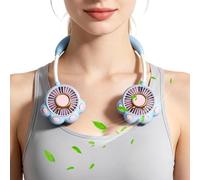 Genérico Wearable Fan | 2-Speed Silicone Portable Quiet Hands Free
