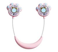 Genérico Wearable Fan | 2-Speed Silicone Portable Quiet Hands Free