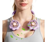 Genérico Wearable Fan | 2-Speed Silicone Portable Quiet Hands Free