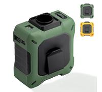 Genérico - Wearable Waist Fan & Power Bank with Desktop, 8000mAh Battery. With Clip & Flashlight (Green)