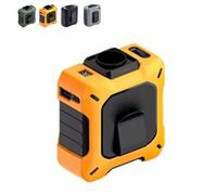 Genérico Wearable Waist Fan & Power Bank with Desktop Stand,Portable Waist Fan Clip,Rechargeable Hands-free Wearable Neck Fans,with 5 Speeds,LED Flashlight & Power Bank,for Outdoor (Orange)