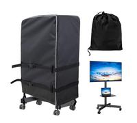 Genérico Weatherproof TV Cover, Outdoor Screen Protector, Mobile Cart Cover with Sun Protection, Sturdy Oxford Fabric, TV Covers with Secure Fit, Outdoor Accessory for Garden and Patio