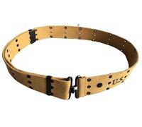 Genérico Webbing-Canvas Pistol Belt War Equine Militaria WW2 US Army Military Cotton