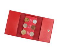 Genérico Wechseln, Japanische Münzhalter- | Wechseln Anleitung, Erneuern, Universelles, Robustes Dreifaches Münzfach Mit Lederetui Für Ehemann, Freund, Sohn