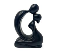 Genérico Wedding Figurines - Resin Abstract Couple Statue for Home, Bedroom, and Table Display, Romantic Ornament Sculpture for Marriage and Bridal Décor, Modern Art Design Gift for Family 6.3in