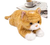 Genérico Weighted Cat Plush Toy - 45cm Cute Stuffed Animal, Adorable Cat Pillow, Soft Plush Animal with Weighted Fill, Kids Adults Nursery Home Bed Sofa Birthday, Christmas Travel Gift