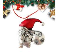 Generico Weihnachts Ornamente - Silber Weihnachtsbaum-Santa | Weihnachtsmann Ornament | Weihnachtsmann-Ornament für den Weihnachtsbaum | Weihnachtliche Festliche Feiertagsparty Dekoration