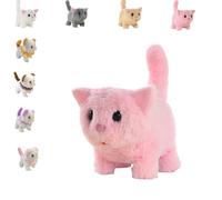 Genérico WellnessAura - My Realistic Cat Toys - Bring Endless Joy and Warmth, That Acts Like a Real Cat, Can Walk, Wag Its Head and Tail, Meow, and Does Not Shed Easily (C)
