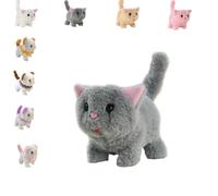 Genérico WellnessAura - My Realistic Cat Toys - Bring Endless Joy and Warmth, That Acts Like a Real Cat, Can Walk, Wag Its Head and Tail, Meow, and Does Not Shed Easily (B)