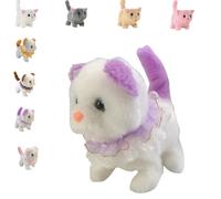 Genérico WellnessAura - My Realistic Cat Toys - Bring Endless Joy and Warmth, That Acts Like a Real Cat, Can Walk, Wag Its Head and Tail, Meow, and Does Not Shed Easily (H)