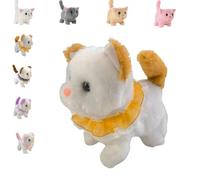 Genérico WellnessAura - My Realistic Cat Toys - Bring Endless Joy and Warmth, That Acts Like a Real Cat, Can Walk, Wag Its Head and Tail, Meow, and Does Not Shed Easily (G)
