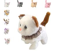 Genérico WellnessAura - My Realistic Cat Toys - Bring Endless Joy and Warmth, That Acts Like a Real Cat, Can Walk, Wag Its Head and Tail, Meow, and Does Not Shed Easily (E)