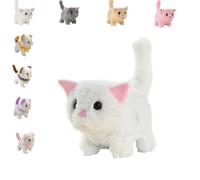 Genérico WellnessAura - My Realistic Cat Toys - Bring Endless Joy and Warmth, That Acts Like a Real Cat, Can Walk, Wag Its Head and Tail, Meow, and Does Not Shed Easily (D)