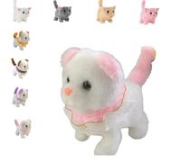 Genérico WellnessAura - My Realistic Cat Toys - Bring Endless Joy and Warmth, That Acts Like a Real Cat, Can Walk, Wag Its Head and Tail, Meow, and Does Not Shed Easily (F)