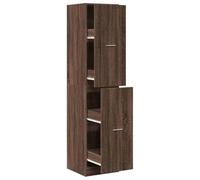 Genérico wenjingqi Armario botiquín Madera ingeniería marrón Roble 40x41x174,5 cm,3309651
