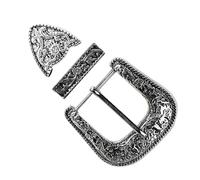 Genérico Western Belt buckle- 6.5×6.3cm Zinc Alloy Cowboy Buckle, Vintage Retro buckleSet | Classic Cowboy Belt bucklefor Men Women Jeans Pants, Durable Metal Waist Accessory, Stylish Fashion bucklef