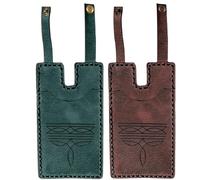 Genérico Western Boot Wallet with Snap Strap, Handcrafted Leather Boot Credit Card Holder, with Snap Fastening, for Women Men (A9)