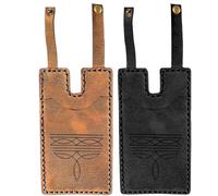 Genérico Western Boot Wallet with Snap Strap, Handcrafted Leather Boot Credit Card Holder, with Snap Fastening, for Women Men (A4)