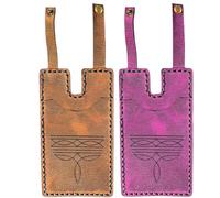 Genérico Western Boot Wallet with Snap Strap, Handcrafted Leather Boot Credit Card Holder, with Snap Fastening, for Women Men (A3)