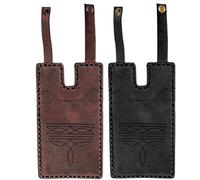 Genérico Western Boot Wallet with Snap Strap, Handcrafted Leather Boot Credit Card Holder, with Snap Fastening, for Women Men (A10)
