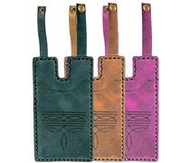 Genérico Western Boot Wallet with Snap Strap, Handcrafted Leather Boot Credit Card Holder, with Snap Fastening, for Women Men (B5)