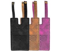 Genérico Western Boot Wallet with Snap Strap, Handcrafted Leather Boot Credit Card Holder, with Snap Fastening, for Women Men (B1)
