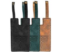 Genérico Western Boot Wallet with Snap Strap, Handcrafted Leather Boot Credit Card Holder, with Snap Fastening, for Women Men (B2)