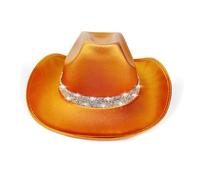 Generico Western Cowgirl Hat - Cosplay Disfraz Glitter Disco Outfit - Classic Role Play Cowboy Cowgirl Hsat For Halloween, Performance, Role Play, Stages And Others
