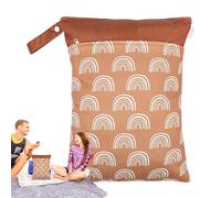 Genérico Wet Dry Bag - PUL 30x40cm Lightweight Durable, Swim Bag Organizer, 2 Zippered Pockets | Waterproof Laundry, Travel Sports For Dirty Clothes, Wet Swimsuits, Diapers, Gym, Yoga, Beach, Camping