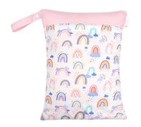 Genérico Wet Dry Bag - Waterproof Swimsuit Storage Pouch, Double Zippered Travel Organizer with Sturdy Hanging Handle, Leakproof Dirty Laundry Separation, Ideal for Beach Pool Workplace Gym