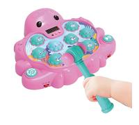 Genérico Whack Mole Games, Pound a Mole Toy, 8.27x6.3x4.72 Inches, Portable Octopus Shape Hand Eye Coordination Game, Interactive Skill Builder for Preschoolers, Travel, Home and School