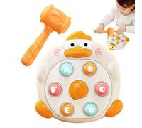 Genérico Whack Mole Toy | Cartoon Duck Interactive Educational Toys with Hammer | Early Developmental, Learning Toys, Knocking Toy For Kids Ages 3+