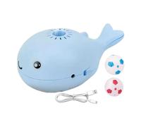Genérico Whale Floating Cat Toy, Electric Blowing Pet Teaser, Interactive USB-Powered Enrichment Toy with Built-in Fan for All Breeds, BoredomRelief for Indoor Cats PlaySessions