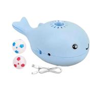 Genérico Whale Floating Toy for Cats, Blowing Ball Teaser, Interactive Enrichment Toy with Built-in Fan, Engaging Boredom Buster, Fun Pet Supplies for Kittens and All Cat Breeds