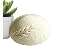 Genérico Wheat Texture Business Card Stand, Printed Sourdough Bread Holder, 4.5 Inch Artisan Display, Premium Eco Friendly Polymer, Realistic Aesthetic with Golden Crust Finish, Decor for Bakery Shop