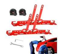 Generico Wheel Alignment Tool, Toe Plates Accurate Wheel Balancing, 12.2x3.15x2.76 Inches Heavy Duty Aligning Kit for Bike, Motorcycle, Boat, And Vehicle Repair in Garage, Workshop