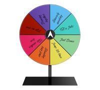 Genérico Wheel Spinner - Erasable Prize Roulette Board Fortune Wheel of Games For Carnivals | Acrylic Tablet | Festivals Classrooms Annual Meetings Parties Gatherings Exhibition Hardware