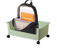 Generico Wheeled Book Cart, Home Mobile Bookshelf, 15.35x11.22x6.1 Inches Thickened Book Rolling Carts, Movable Books Display Shelf With Wheels for Snacks, Toys, and Books