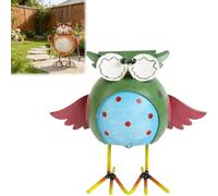 Genérico Whimsical Metal Cat Garden Statue with Flower, Cute Outdoor Cat Yard Art Decor, Weather Resistant Cats Sculpture for Lawn Patio Porch, Cats Lover Gifts