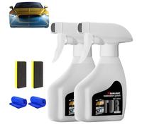 Genérico Whimsyard Headlight Restorer, Whimsyard Headlight Cleaner, Automotive Headlights Renewal and Restoration Kit, Suitable for All Cars (2 Set)